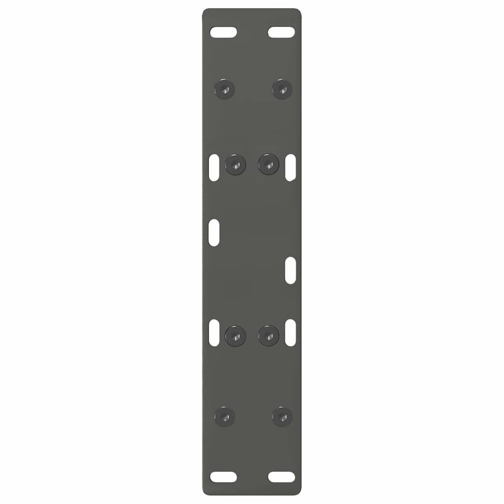 vidaXL Coffee Table Legs A-Shaped 2 pcs Anthracite 30x(30-31) cm Steel