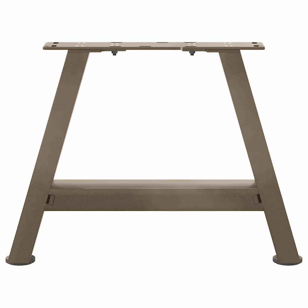 vidaXL Coffee Table Legs A-Shaped 2 pcs 30x(30-31) cm Steel