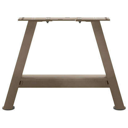 vidaXL Coffee Table Legs A-Shaped 2 pcs 30x(30-31) cm Steel