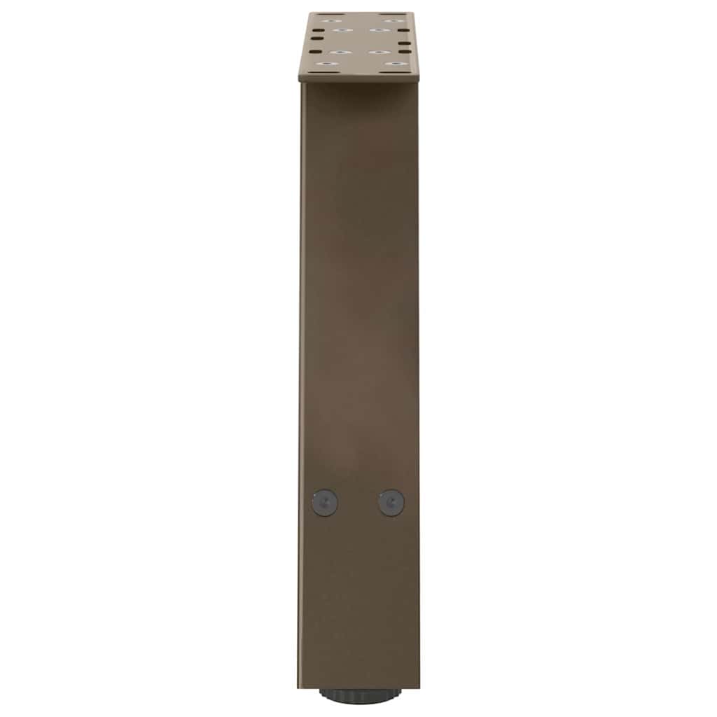 vidaXL Coffee Table Legs A-Shaped 2 pcs 30x(30-31) cm Steel