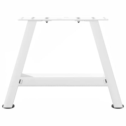 vidaXL Coffee Table Legs A-Shaped 2 pcs White 40x(30-31) cm Steel
