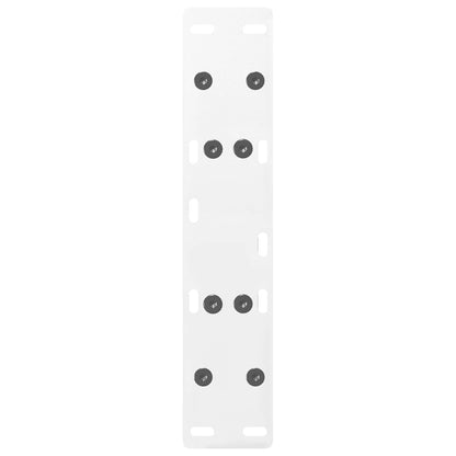 vidaXL Coffee Table Legs A-Shaped 2 pcs White 40x(30-31) cm Steel