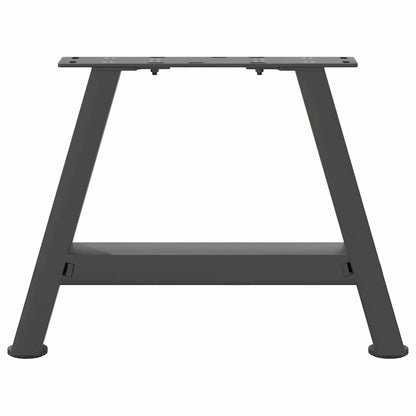 vidaXL Coffee Table Legs A-Shaped 2 pcs Anthracite 40x(30-31) cm Steel