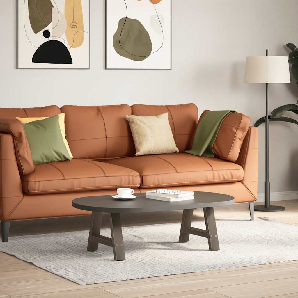 vidaXL Coffee Table Legs A-Shaped 2 pcs 40x(30-31) cm Steel