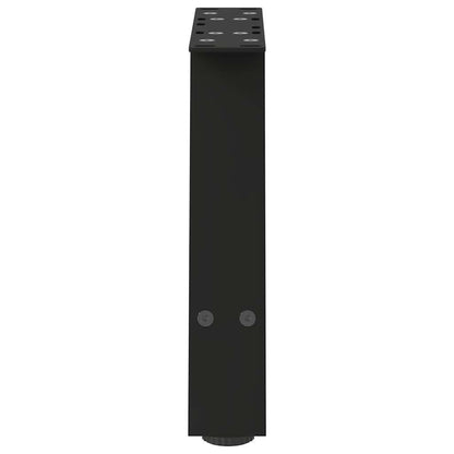vidaXL Coffee Table Legs A-Shaped 2 pcs Black 50x(30-31) cm Steel
