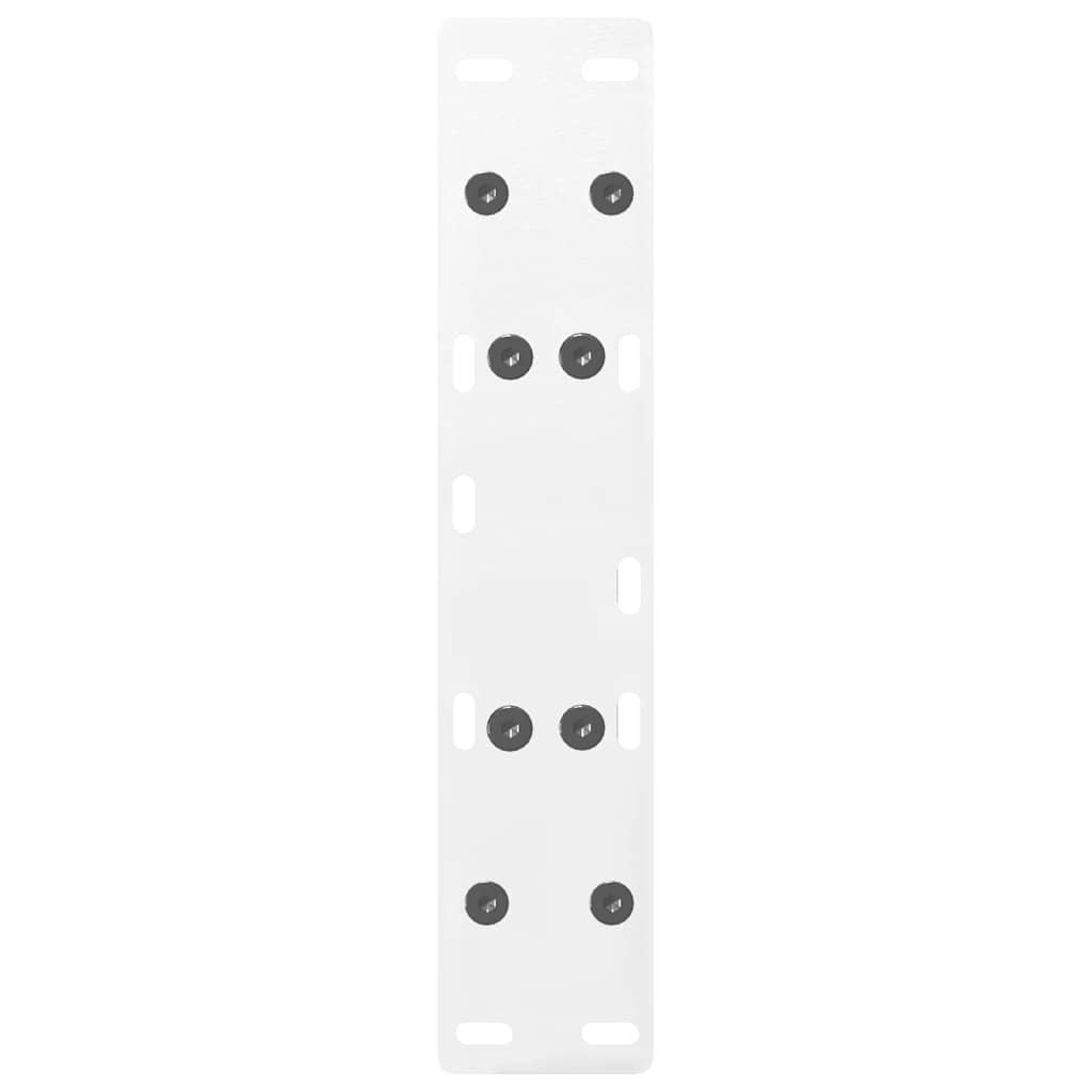 vidaXL Coffee Table Legs A-Shaped 2 pcs White 50x(30-31) cm Steel