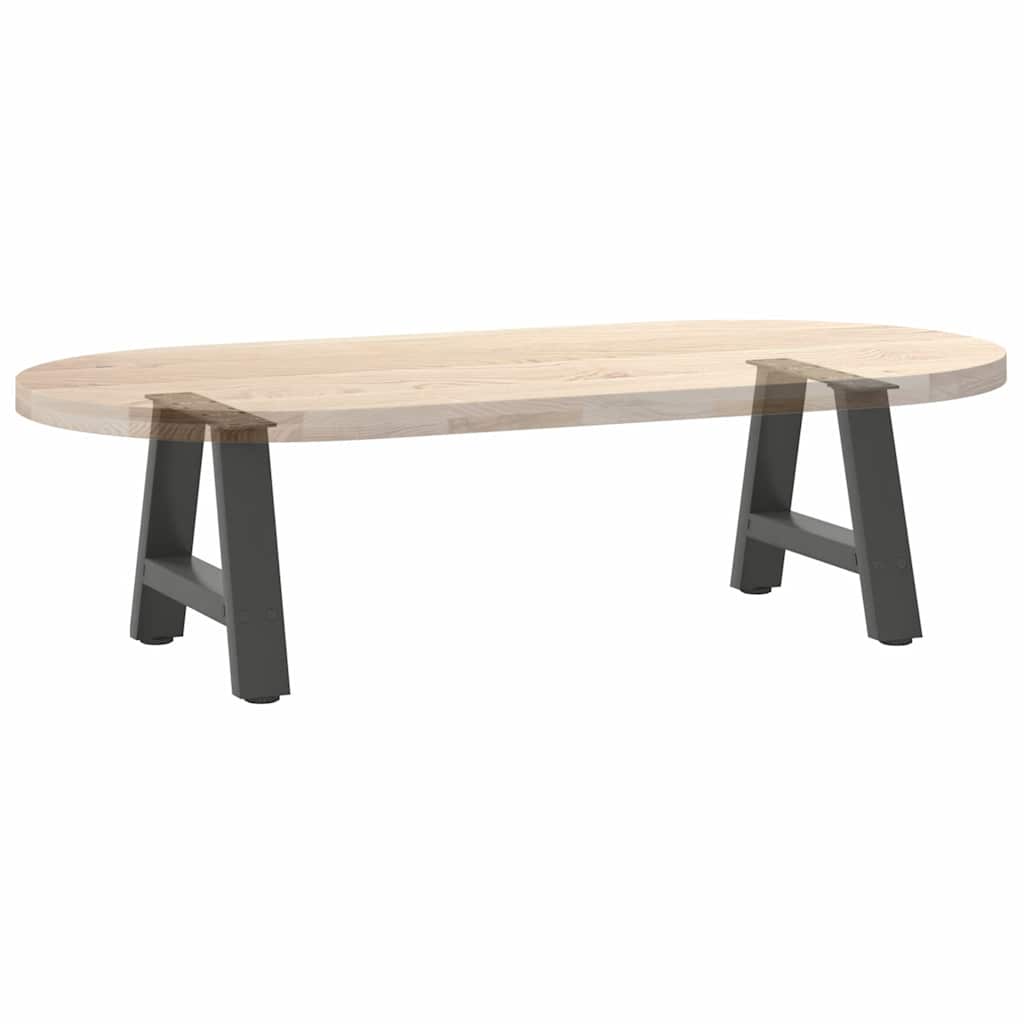 vidaXL Coffee Table Legs A-Shaped 2 pcs Anthracite 50x(30-31) cm Steel