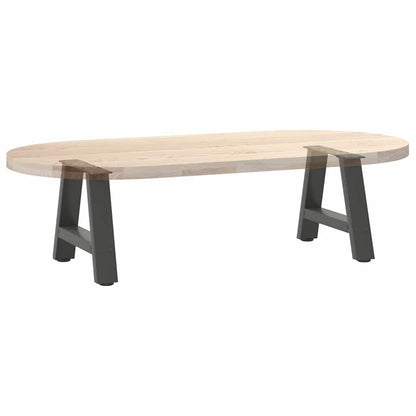 vidaXL Coffee Table Legs A-Shaped 2 pcs Anthracite 50x(30-31) cm Steel