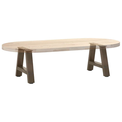 vidaXL Coffee Table Legs A-Shaped 2 pcs 50x(30-31) cm Steel