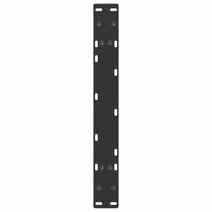 vidaXL Coffee Table Legs A-Shaped 2 pcs Black 60x(30-31) cm Steel
