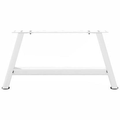 vidaXL Coffee Table Legs A-Shaped 2 pcs White 60x(30-31) cm Steel