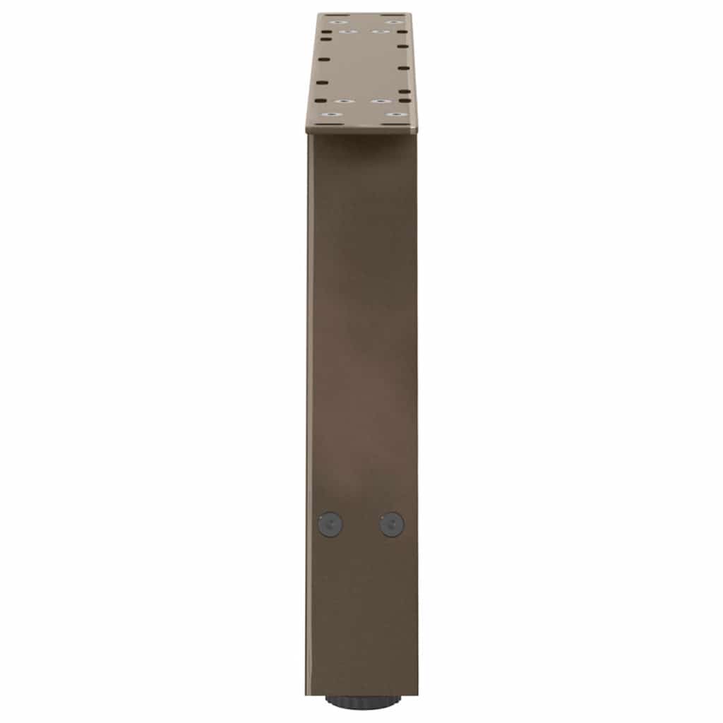 vidaXL Coffee Table Legs A-Shaped 2 pcs 60x(30-31) cm Steel