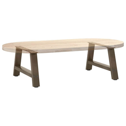 vidaXL Coffee Table Legs A-Shaped 2 pcs 60x(30-31) cm Steel