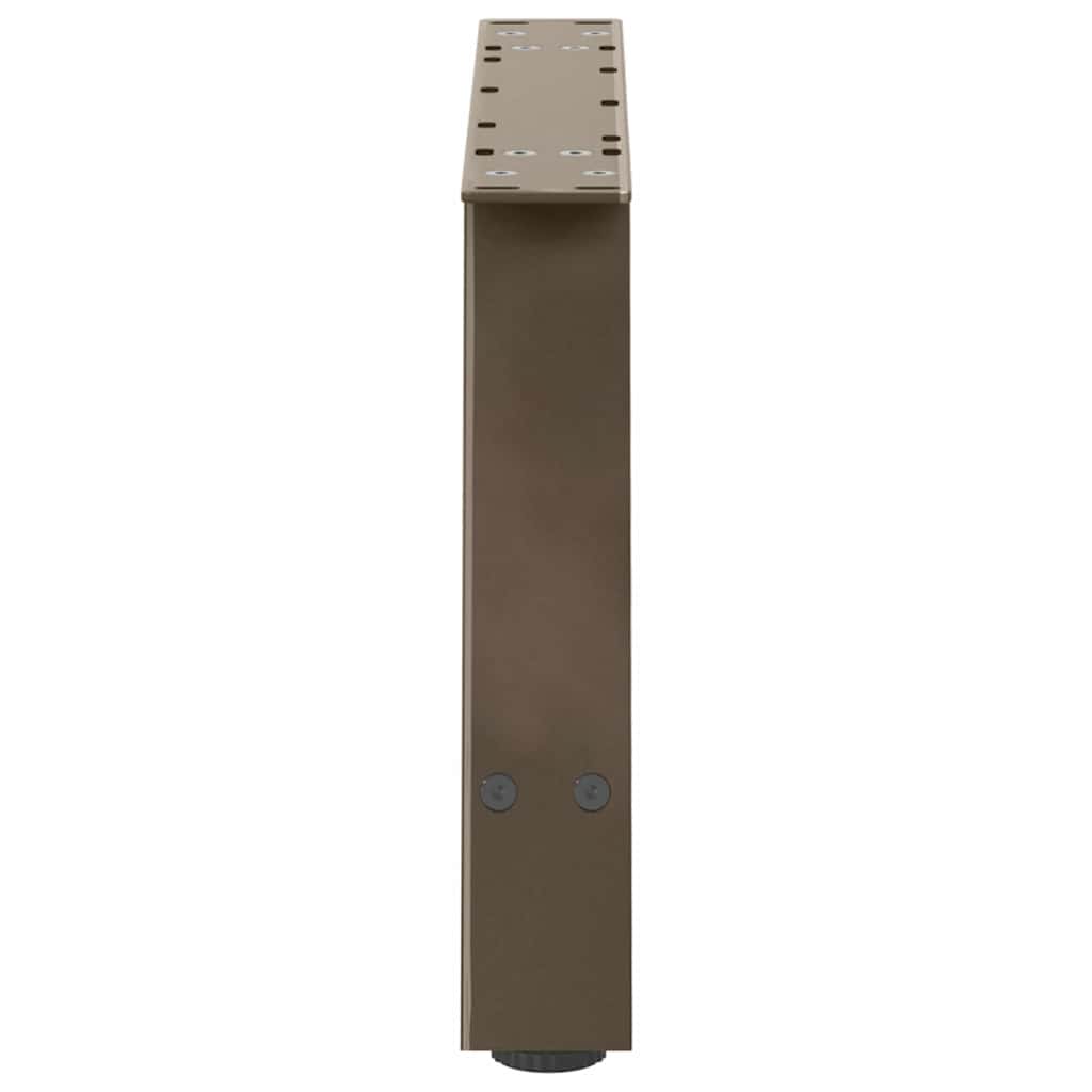 vidaXL Coffee Table Legs A-Shaped 2 pcs 70x(30-31) cm Steel