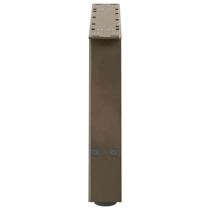 vidaXL Coffee Table Legs A-Shaped 2 pcs 70x(30-31) cm Steel
