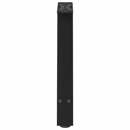vidaXL Coffee Table Legs A-Shaped 2 pcs Black 38x(42-43) cm Steel