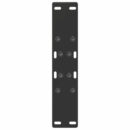 vidaXL Coffee Table Legs A-Shaped 2 pcs Black 38x(42-43) cm Steel
