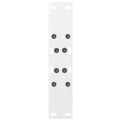 vidaXL Coffee Table Legs A-Shaped 2 pcs White 38x(42-43) cm Steel