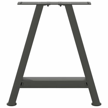 vidaXL Coffee Table Legs A-Shaped 2 pcs Anthracite 38x(42-43) cm Steel