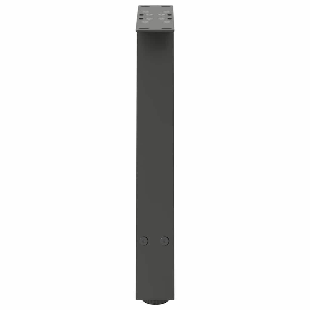 vidaXL Coffee Table Legs A-Shaped 2 pcs Anthracite 38x(42-43) cm Steel