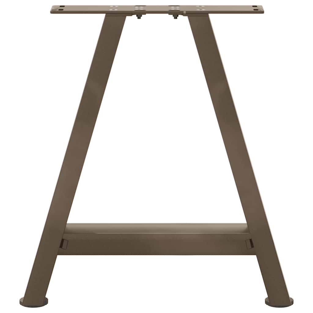vidaXL Coffee Table Legs A-Shaped 2 pcs 38x(42-43) cm Steel
