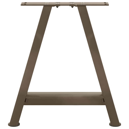 vidaXL Coffee Table Legs A-Shaped 2 pcs 38x(42-43) cm Steel