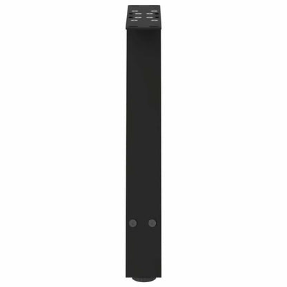 vidaXL Coffee Table Legs A-Shaped 2 pcs Black 50x(42-43) cm Steel