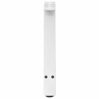 vidaXL Coffee Table Legs A-Shaped 2 pcs White 50x(42-43) cm Steel