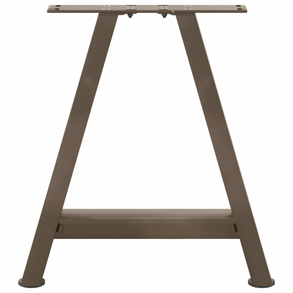 vidaXL Coffee Table Legs A-Shaped 2 pcs 50x(42-43) cm Steel