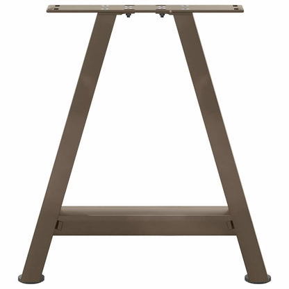 vidaXL Coffee Table Legs A-Shaped 2 pcs 50x(42-43) cm Steel