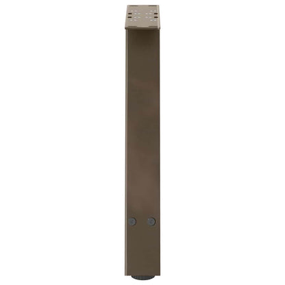 vidaXL Coffee Table Legs A-Shaped 2 pcs 50x(42-43) cm Steel
