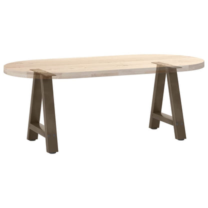 vidaXL Coffee Table Legs A-Shaped 2 pcs 50x(42-43) cm Steel
