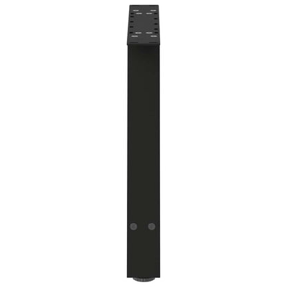 vidaXL Coffee Table Legs A-Shaped 2 pcs Black 60x(42-43) cm Steel