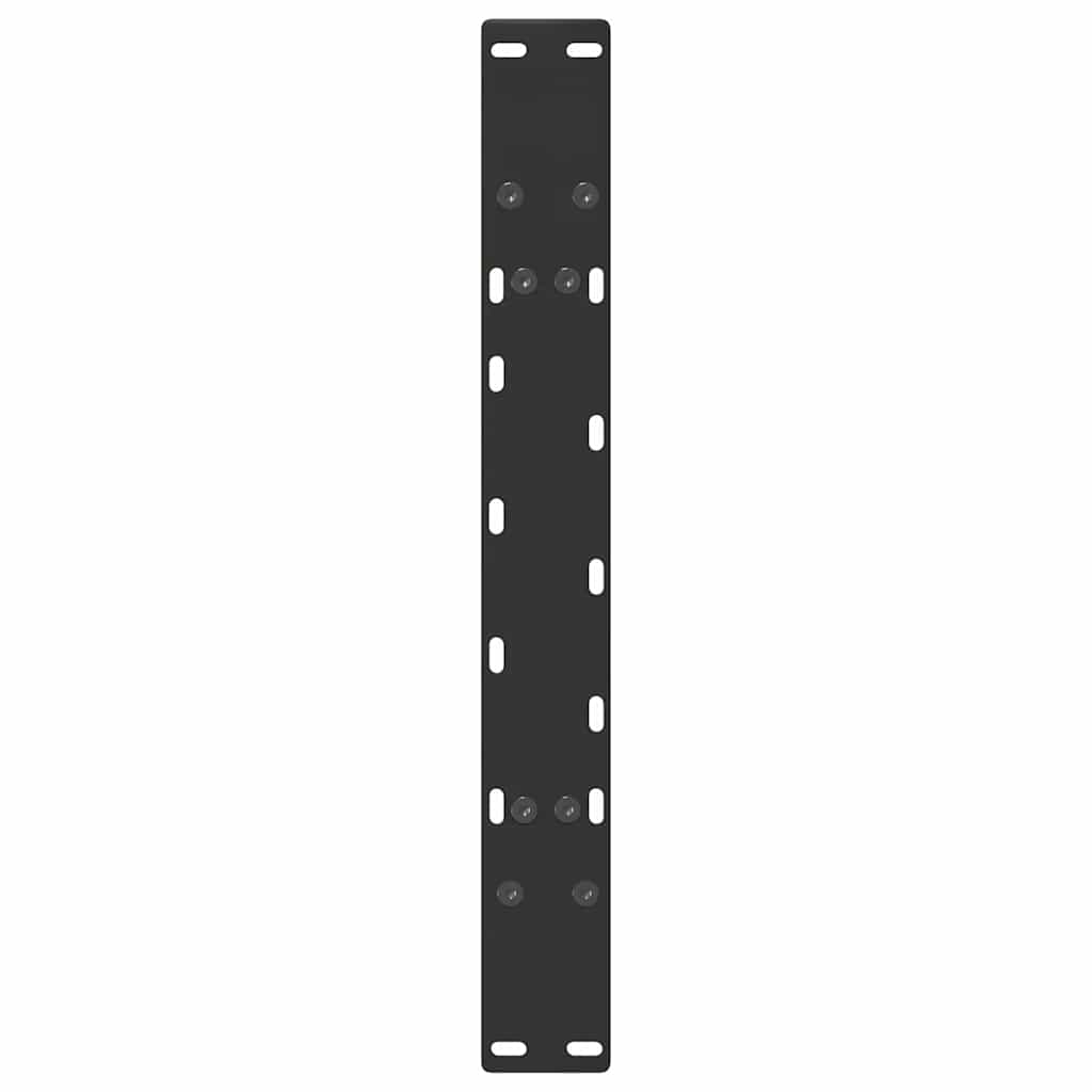 vidaXL Coffee Table Legs A-Shaped 2 pcs Black 60x(42-43) cm Steel