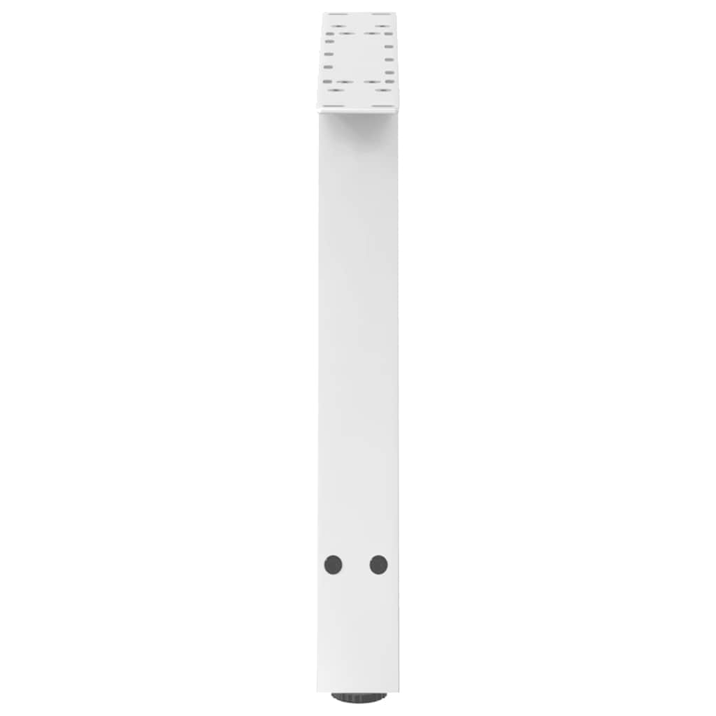 vidaXL Coffee Table Legs A-Shaped 2 pcs White 60x(42-43) cm Steel