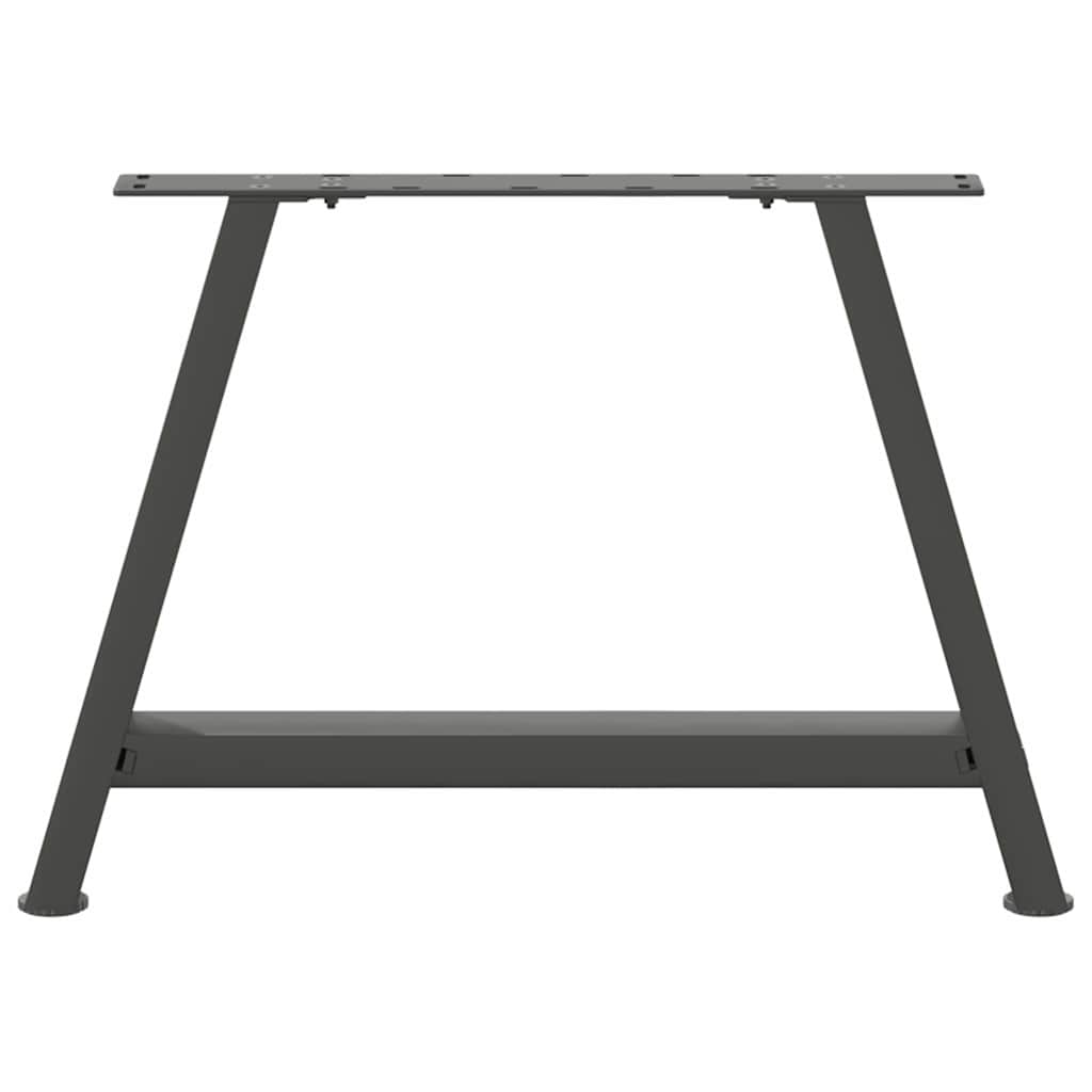vidaXL Coffee Table Legs A-Shaped 2 pcs Anthracite 60x(42-43) cm Steel