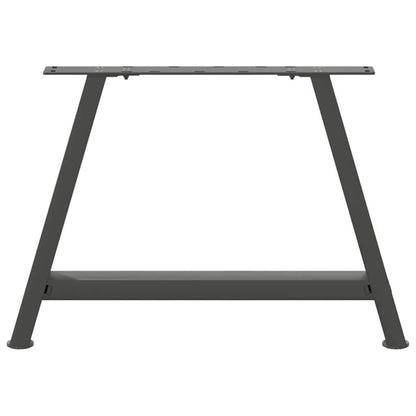 vidaXL Coffee Table Legs A-Shaped 2 pcs Anthracite 60x(42-43) cm Steel