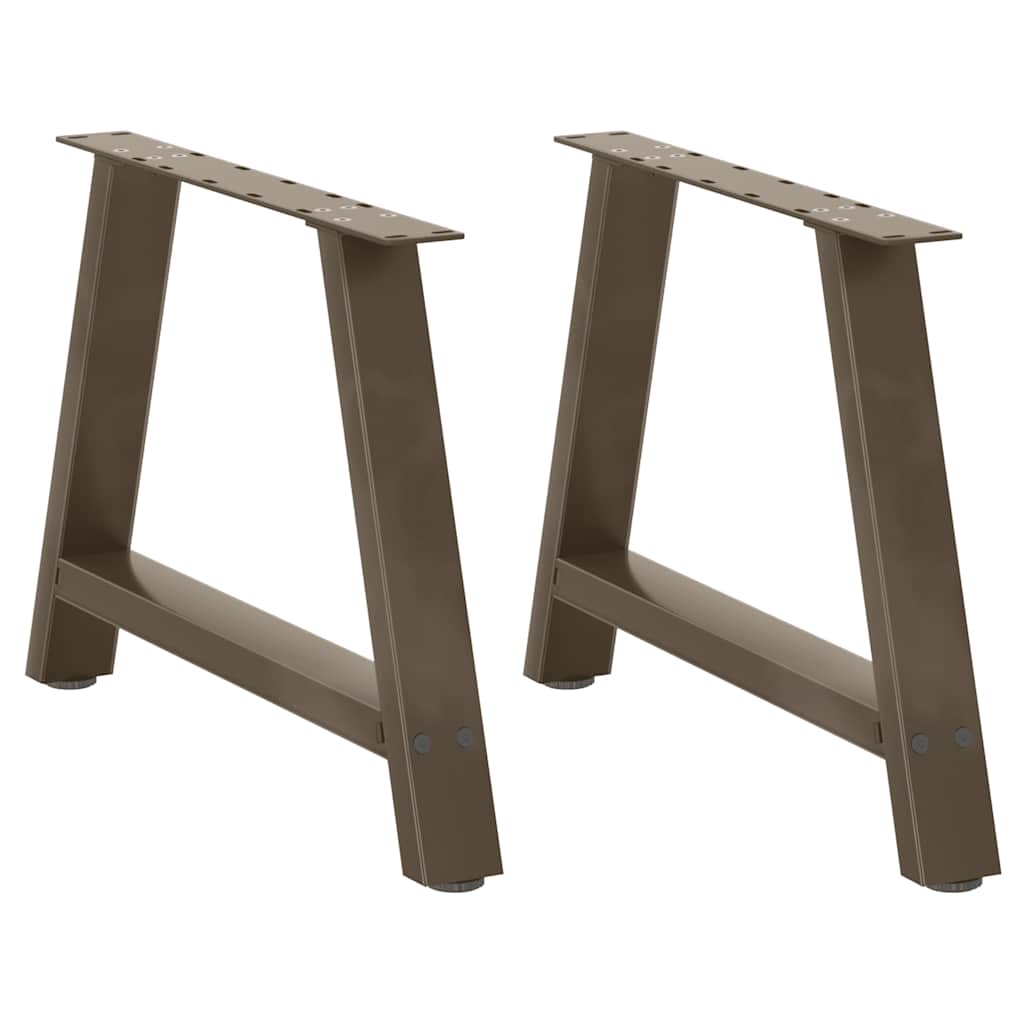 vidaXL Coffee Table Legs A-Shaped 2 pcs 60x(42-43) cm Steel