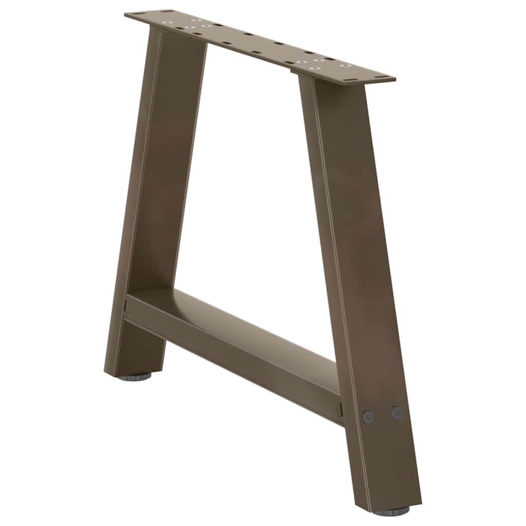 vidaXL Coffee Table Legs A-Shaped 2 pcs 60x(42-43) cm Steel