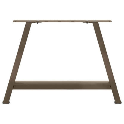 vidaXL Coffee Table Legs A-Shaped 2 pcs 60x(42-43) cm Steel