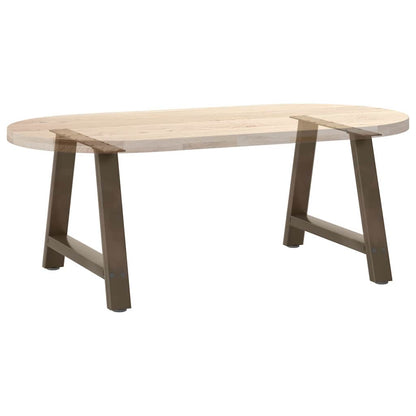 vidaXL Coffee Table Legs A-Shaped 2 pcs 60x(42-43) cm Steel