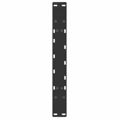 vidaXL Coffee Table Legs A-Shaped 2 pcs Black 70x(42-43) cm Steel
