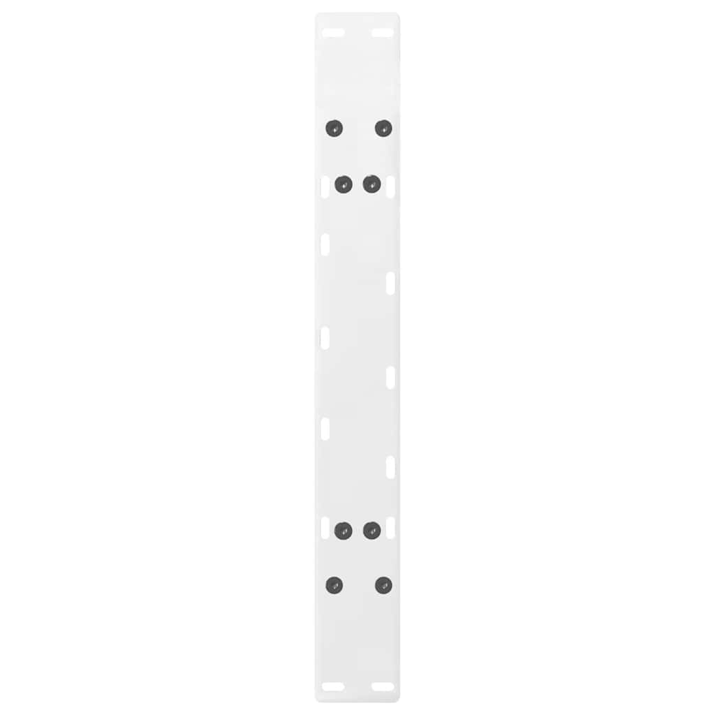 vidaXL Coffee Table Legs A-Shaped 2 pcs White 70x(42-43) cm Steel