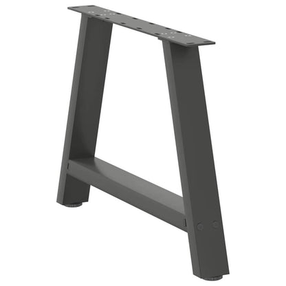 vidaXL Coffee Table Legs A-Shaped 2 pcs Anthracite 70x(42-43) cm Steel