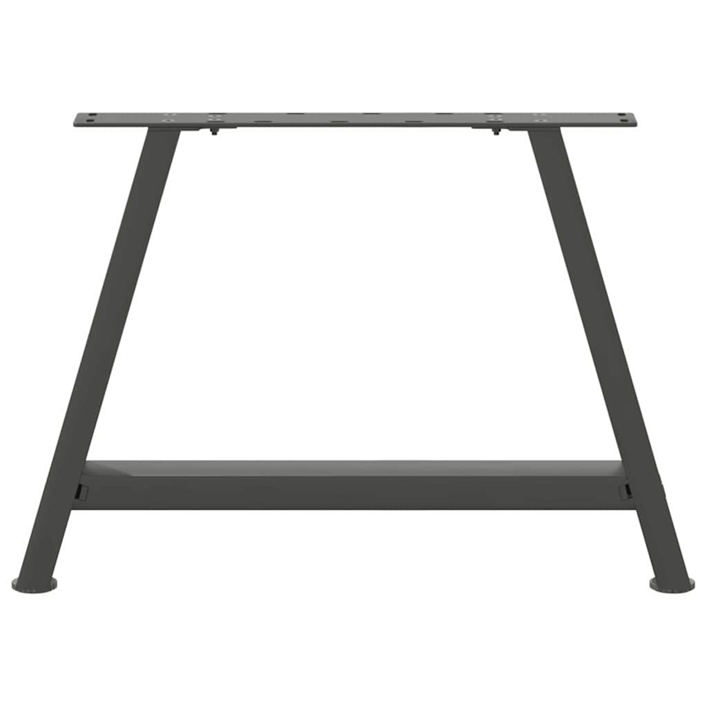 vidaXL Coffee Table Legs A-Shaped 2 pcs Anthracite 70x(42-43) cm Steel