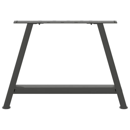 vidaXL Coffee Table Legs A-Shaped 2 pcs Anthracite 70x(42-43) cm Steel