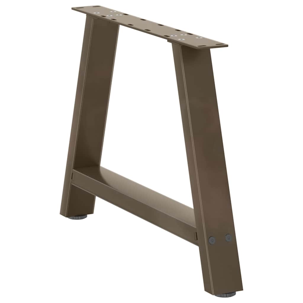vidaXL Coffee Table Legs A-Shaped 2 pcs 70x(42-43) cm Steel