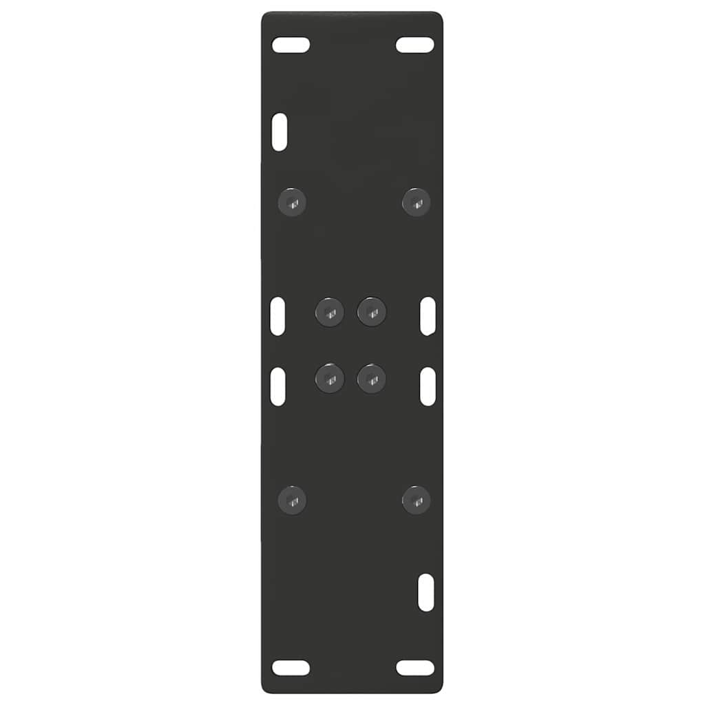 vidaXL Dining Table Legs A-Shaped 2 pcs Black 50x(72-73) cm Steel