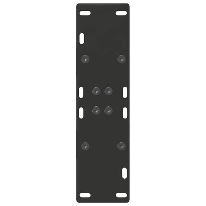 vidaXL Dining Table Legs A-Shaped 2 pcs Black 50x(72-73) cm Steel