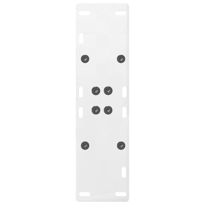 vidaXL Dining Table Legs A-Shaped 2 pcs White 50x(72-73) cm Steel